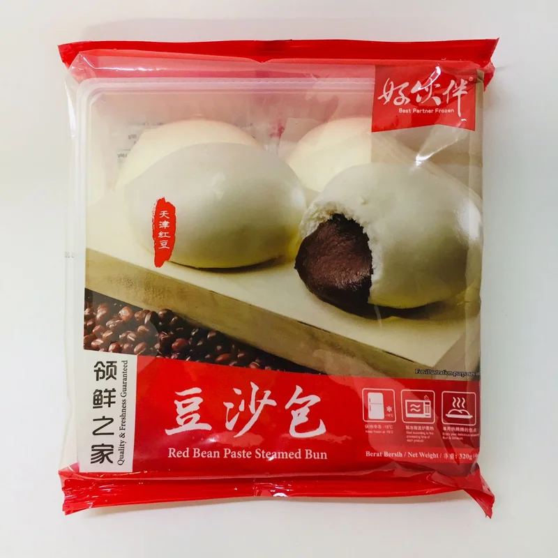 好伙伴豆沙包 4件