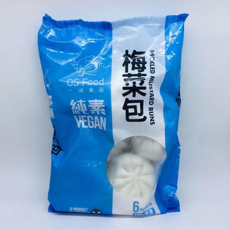 OS Food 一诚食品 一诚纯素梅菜包 6件