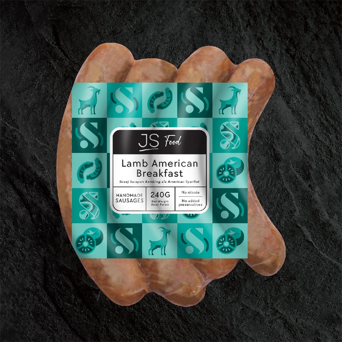 JS Meats Sosej Sarapan Lamb Amerika JS Meats (4 batang)