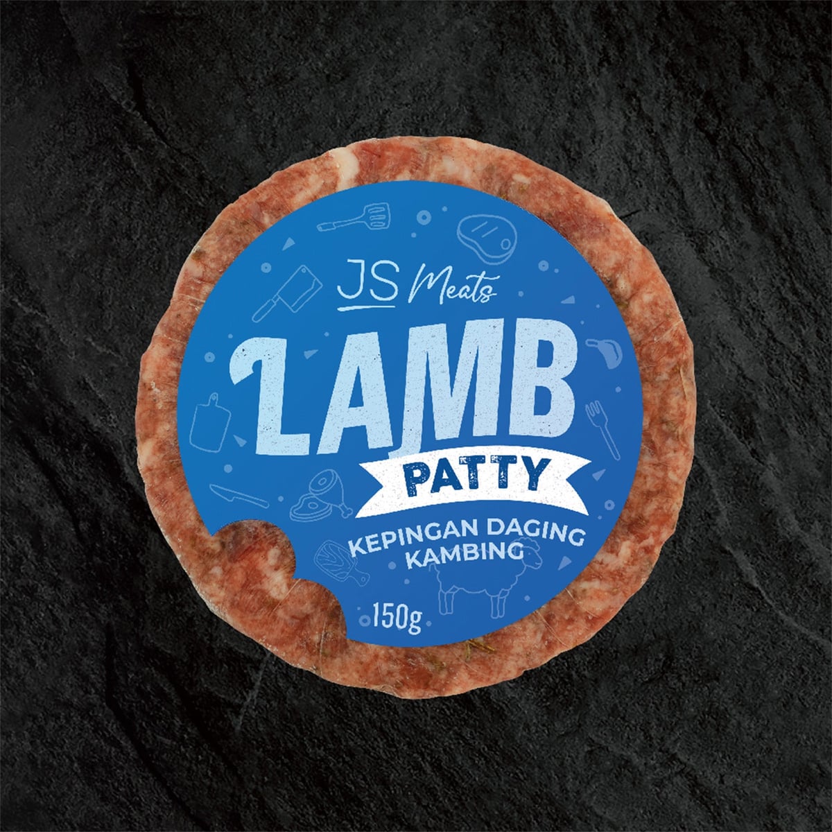 JS Meats Patti Lamb JS Meats (150g)