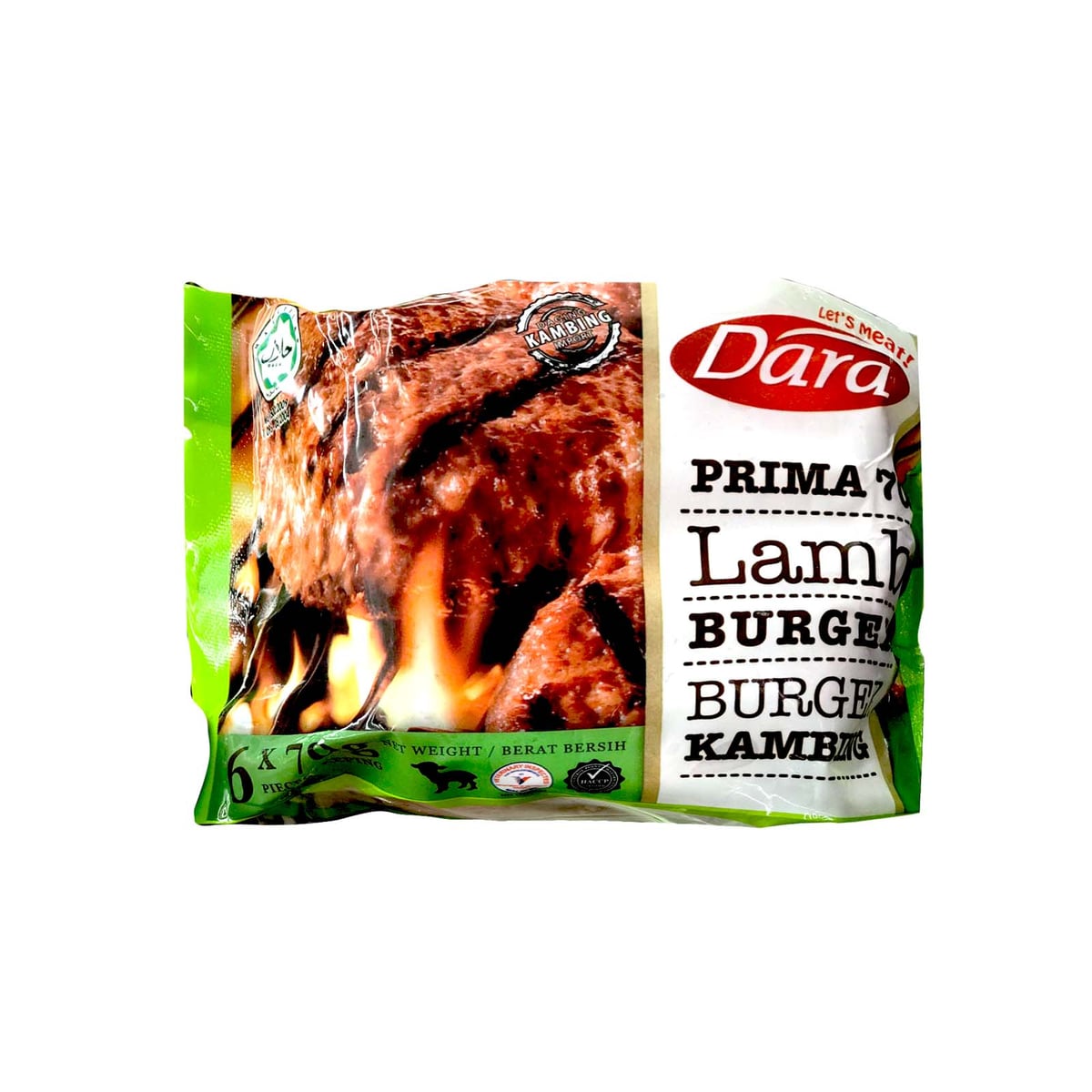 Dara Burger Lamb Dara Prima 70 (6×70g)