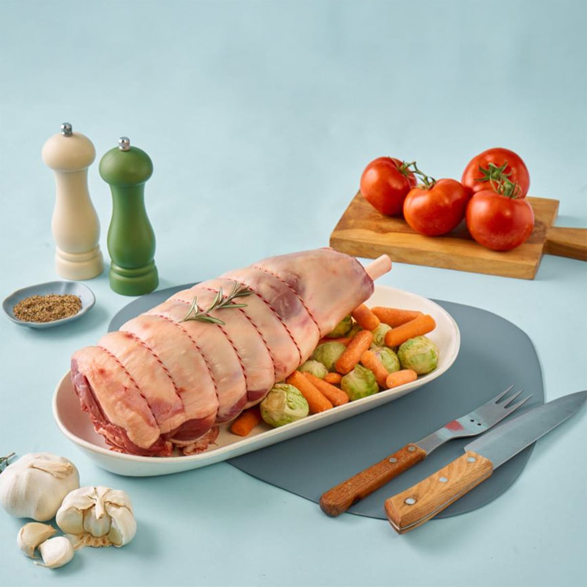 Jenama belum disahkan Kaki Lamb Bertulang Australia untuk Dipanggang (1.7–1.9kg)