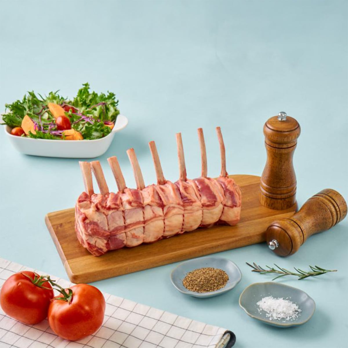 Jenama belum disahkan Rak Lamb French Trim Australia (0.65–0.7kg)