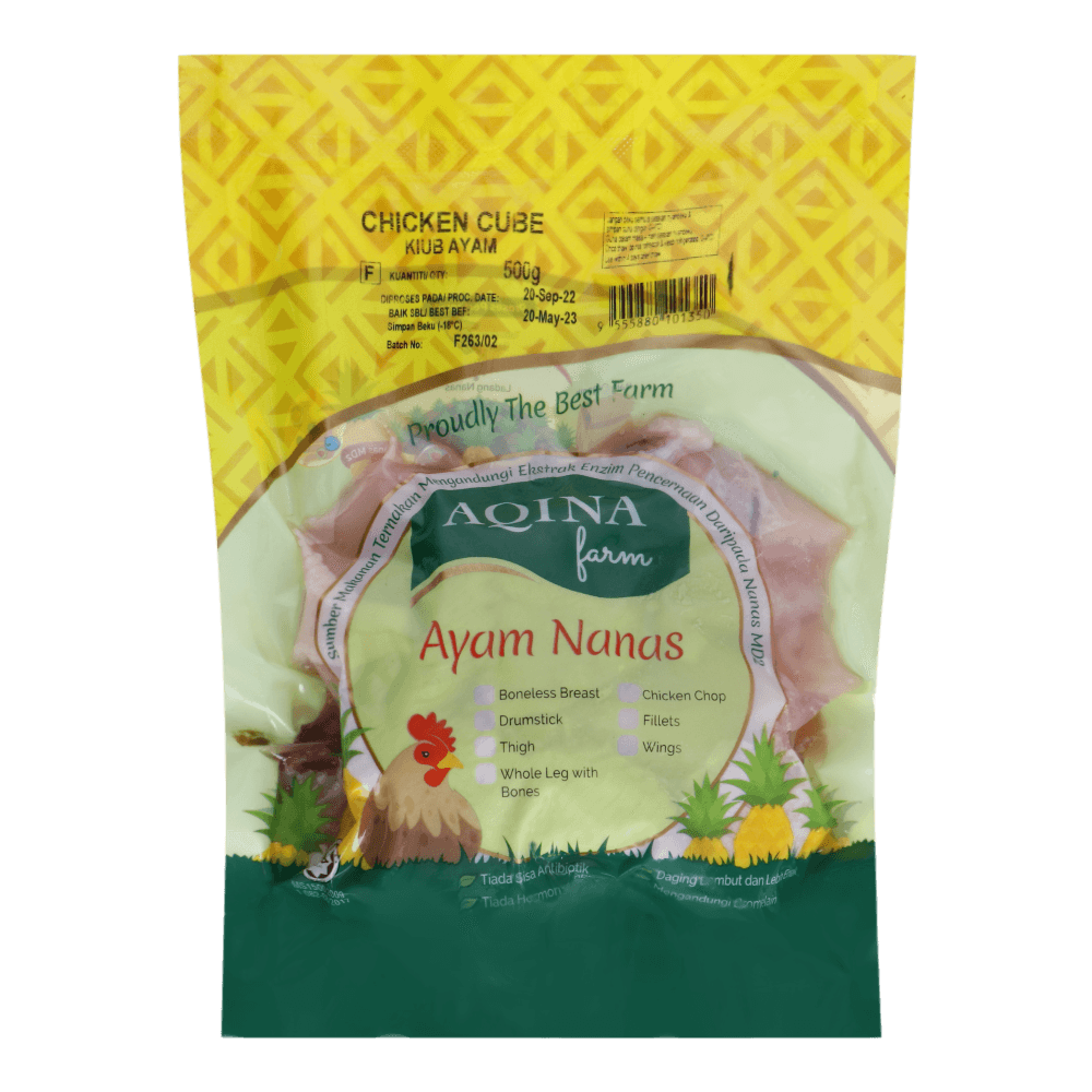 AQINA Kiub Ayam Nanas Sejuk Beku