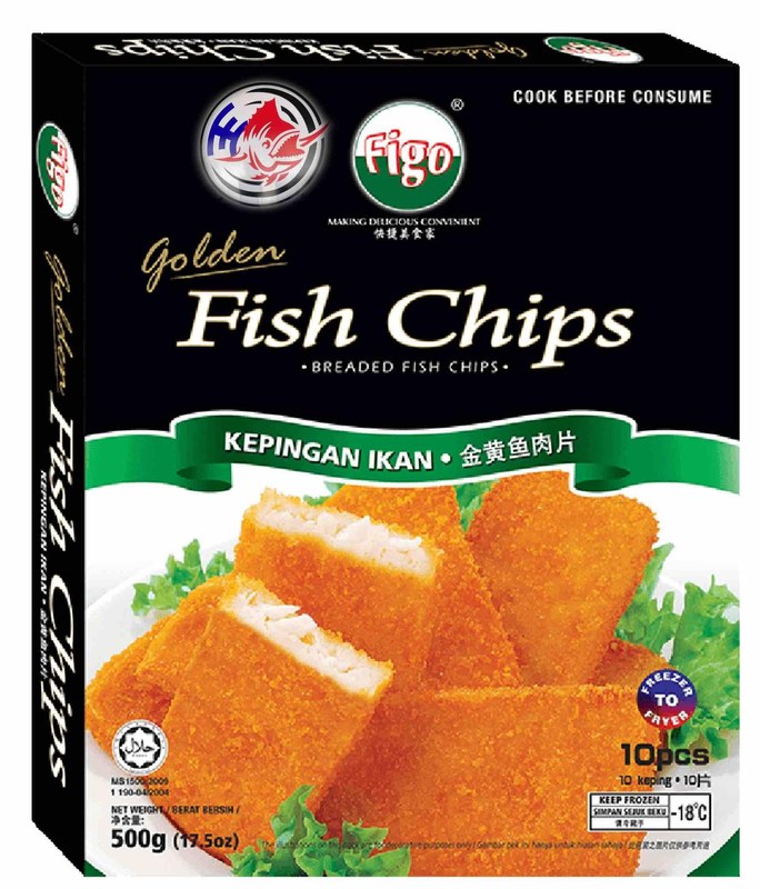 FIGO FIGO GOLDEN FISH CHIPS- 500GM
