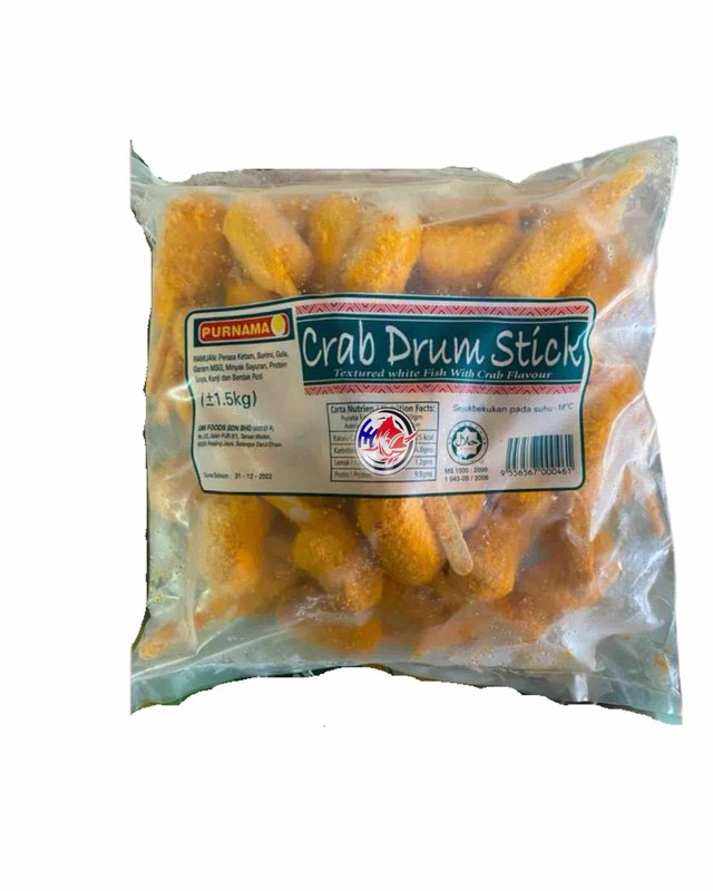 PURNAMA PURNAMA (1.5KG) CRAB DRUMSTICK-50PCS