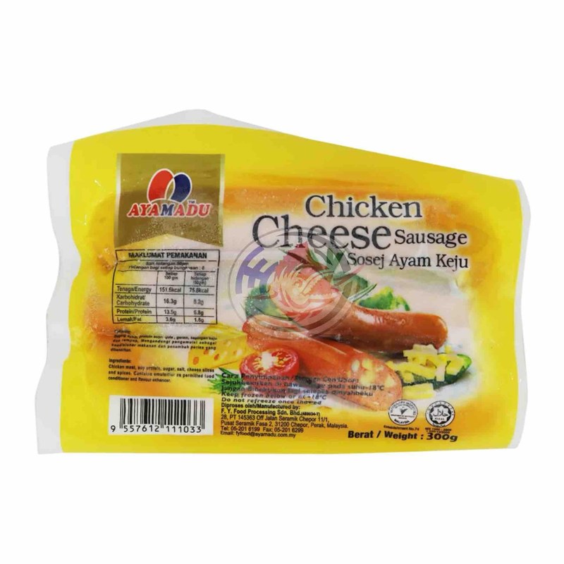 AYAMADU AYAMADU CHEESE SAUSAGE-300G
