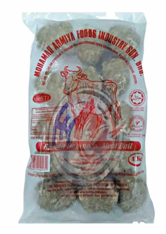 MOHAMAD MOHAMAD BEBOLA DAGING KERBAU( PING PONG) -1KG