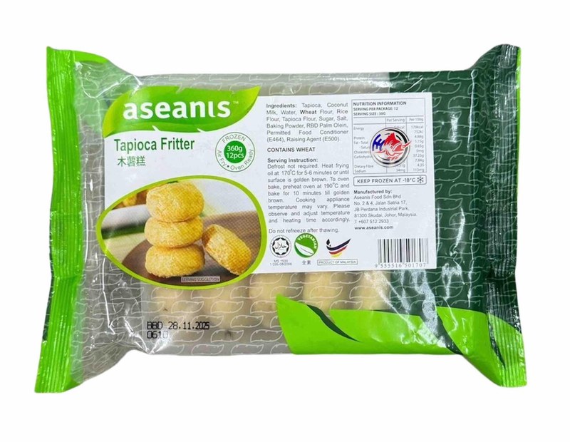 ASEANIS YIK KHANG TAPIOCA FRITTER-20PCS-800G