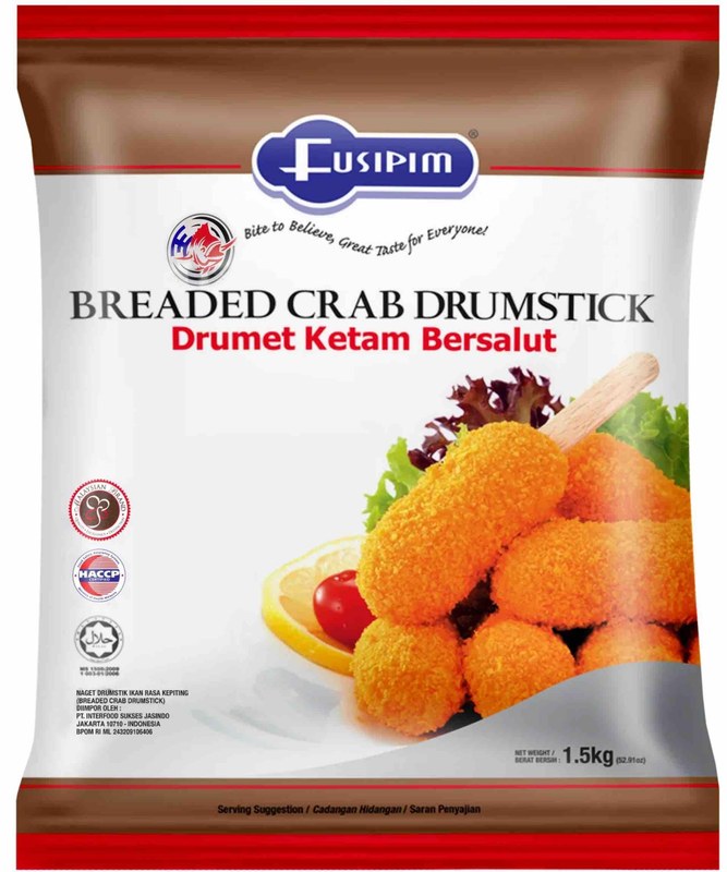 FUSIPIM FUSIPIM BREADED CRAB DRUMSTICK-50PCS