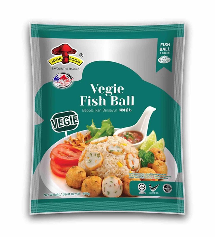 MUSHROOM QL VEGIE FISHBALL-500G 海鲜菜丸