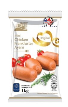 VALLEY FRESH HLRB MINI CHICKEN FRANK ORIGINAL-1KG