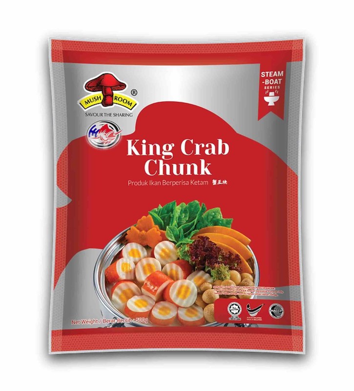 MUSHROOM QL KING CRAB CHUNK ( 500GM )蟹王块###