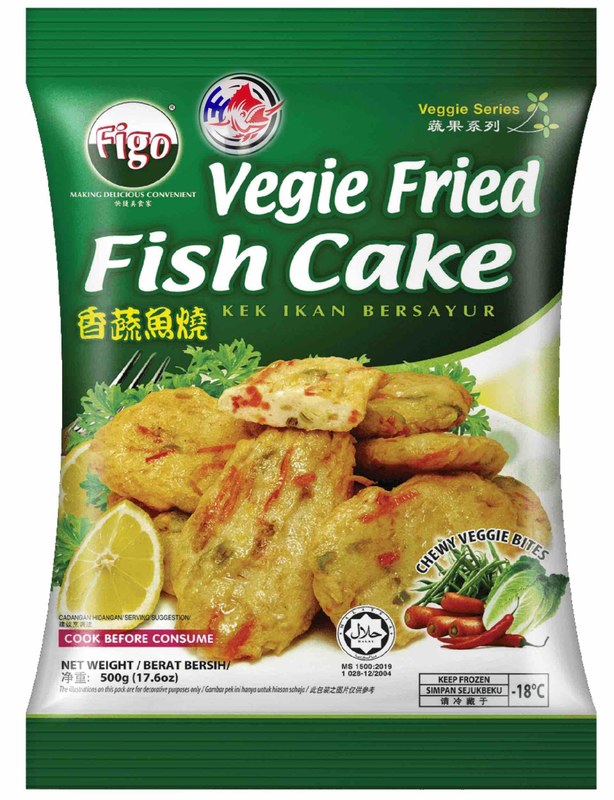 FIGO FIGO VEGIE FRIED FISH CAKE-500G