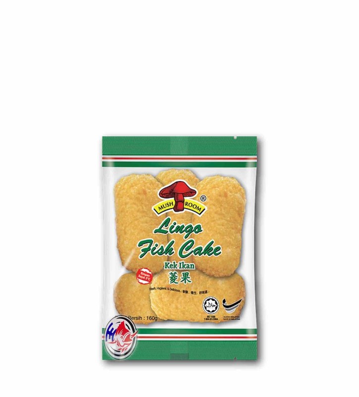 MUSHROOM QL LINGO FISH CAKE (5PCS)-160G-KTV160^