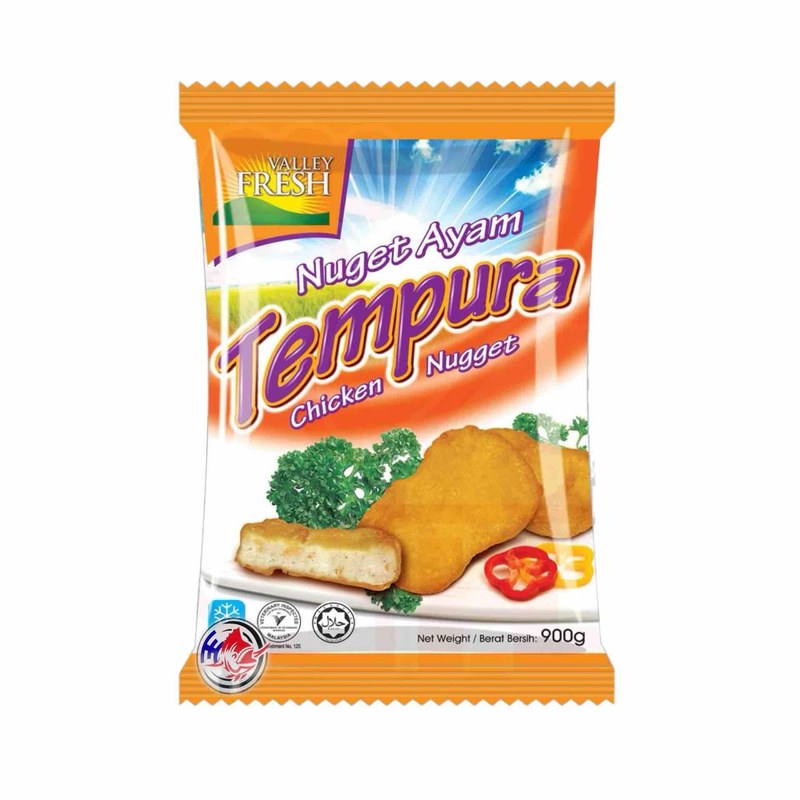 VALLEY FRESH HLRB TEMPURA CHICKEN NUGGET-800g