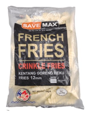 SAVE MAX Crinkle Fries 12mm 1kg