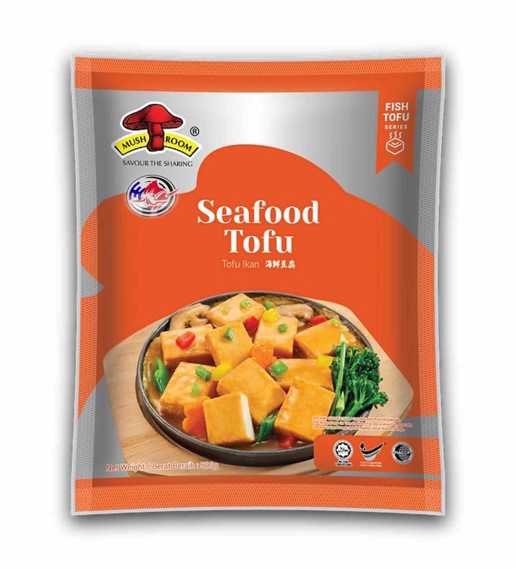 MUSHROOM QL SEAFOOD TOFU (GREEN)( 500 G) 海鲜豆腐###