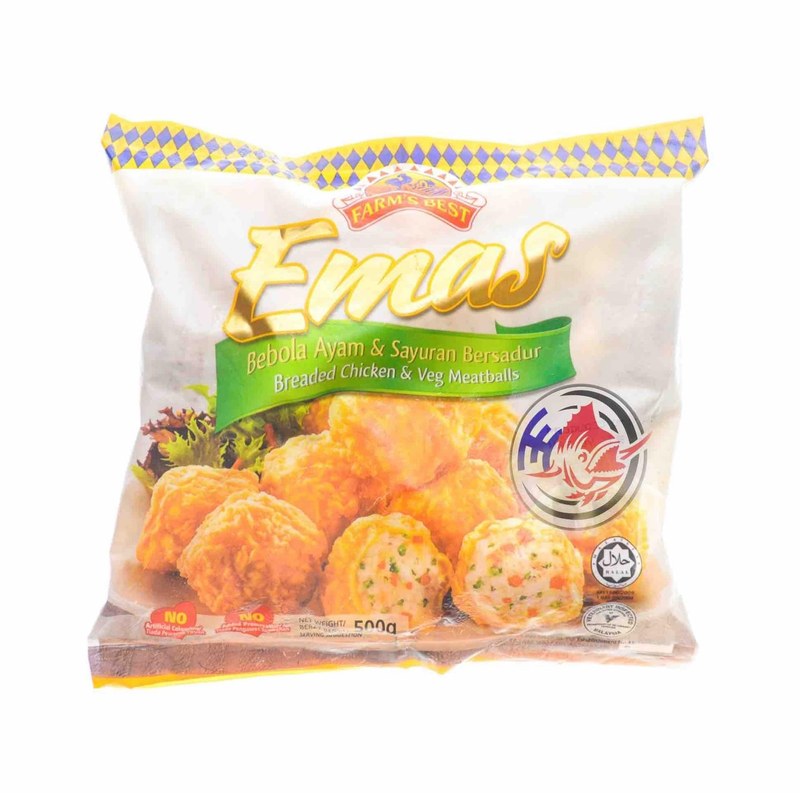 FARM’S BEST FB BREADED CHICKEN & VEG MEATBALLS