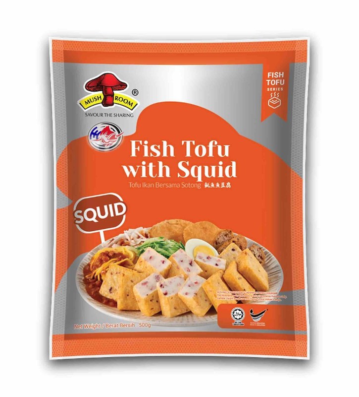 MUSHROOM QL FISH TOFU WITH SQUID (500G)