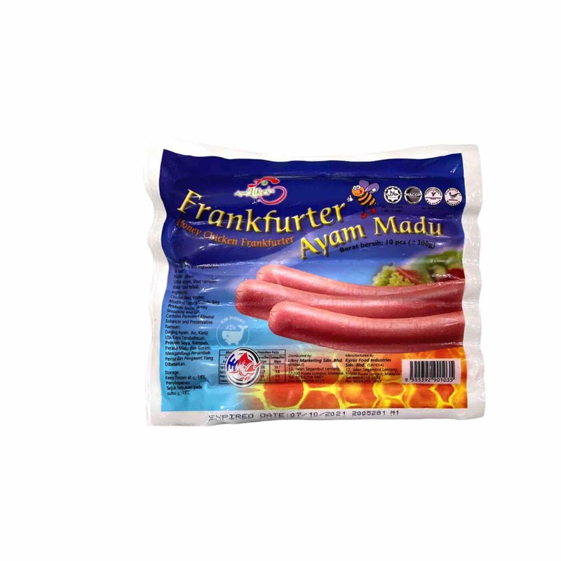 LIKES LM HONEY CHICKEN FRANKFURTER -300G