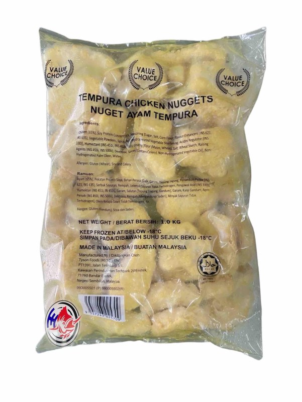 VALUE CHOICE MK 9119G2 FULLY COOKED TEMPURA -1KG