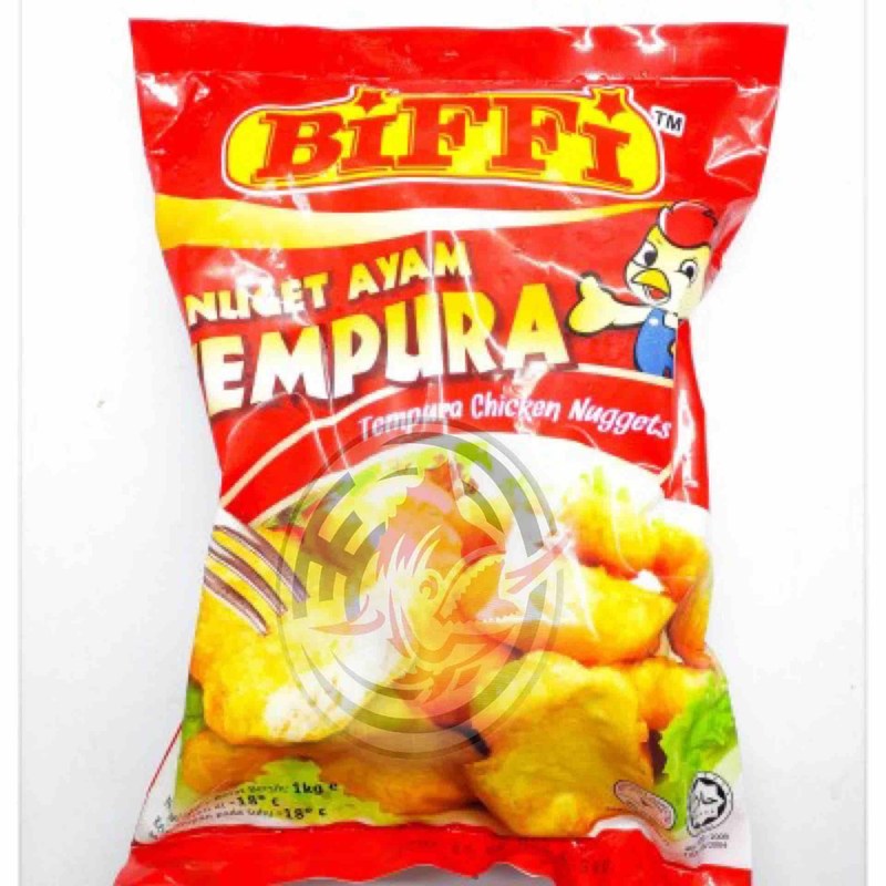 AYAM WIRA AW BIFFI TEMPURA CHICKEN NUGGET (1KG)