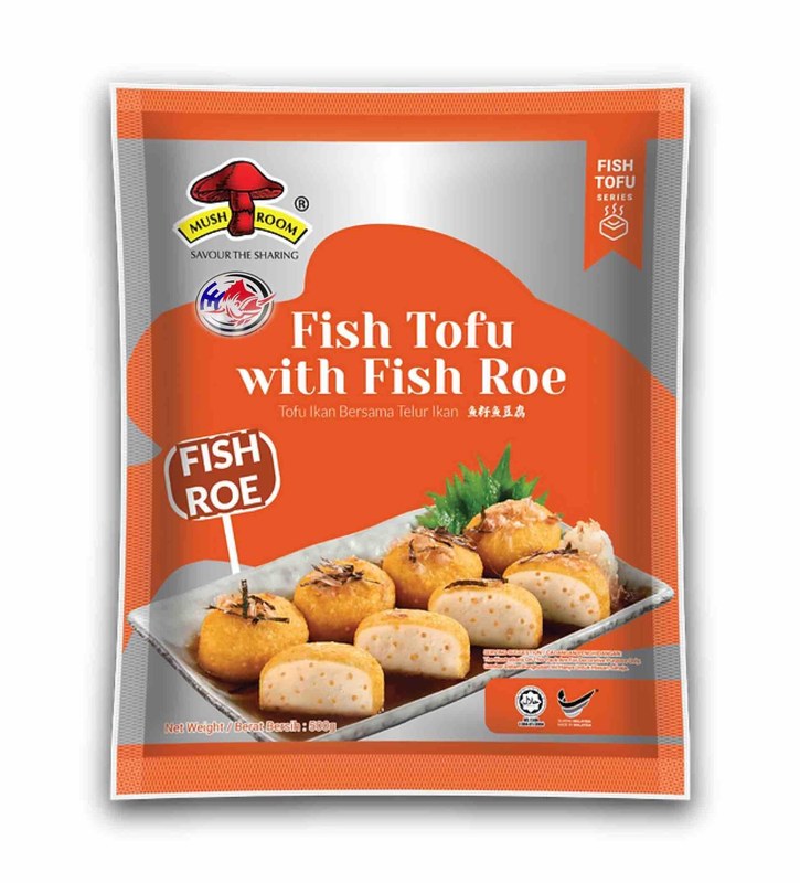MUSHROOM QL FISH TOFU WITH FISH ROE (500G)
