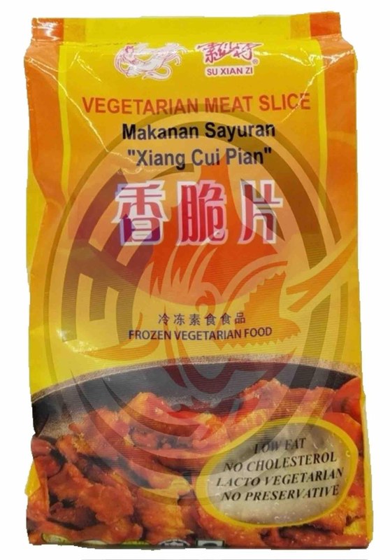 VAIRY 10-102-025 VAIRY VEG. MEAT SLICED (XIANG CUI PIAN) 250G 香脆片