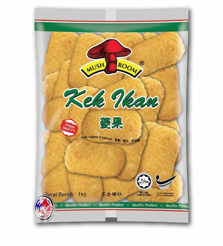 MUSHROOM QL LINGO FISHCAKE菱果-1KG (1PKT)MC-KTV1000^