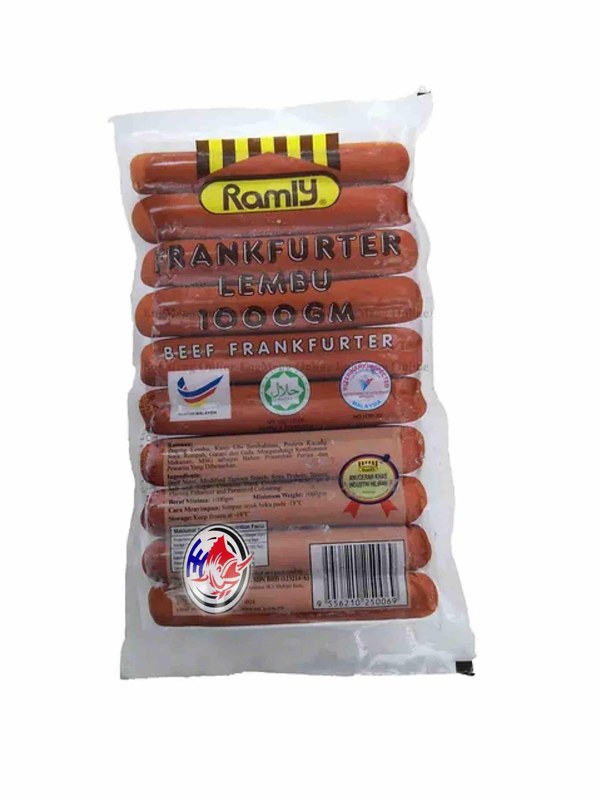 RAMLY RAMLY FRANKFURTER LEMBU ( 1KG )