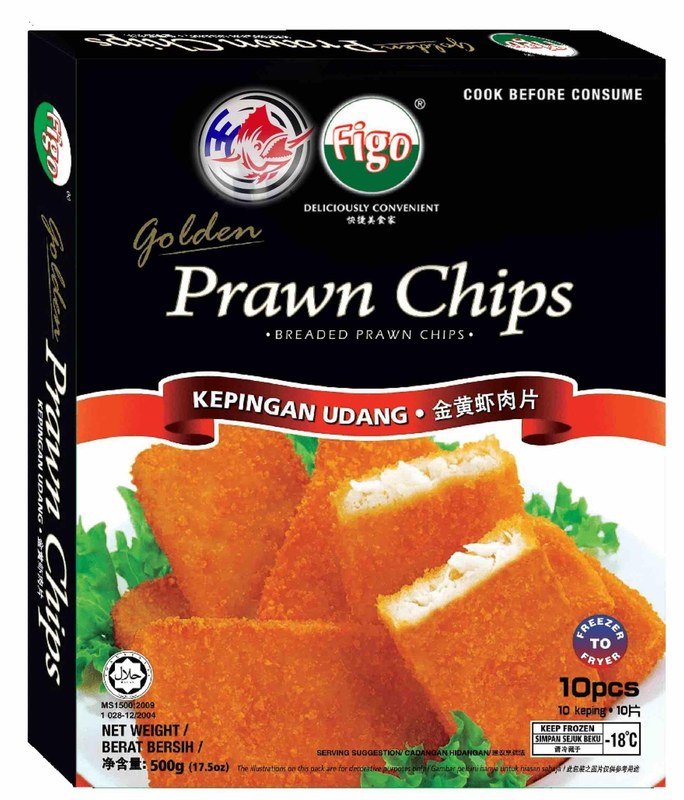 FIGO FIGO GOLDEN PRAWN CHIPS-500G