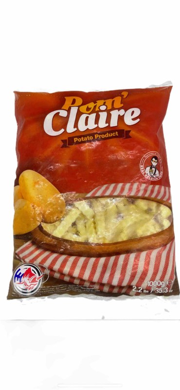 POMMES CLAIRE VESTEY BELGIUM CRINKLE (1KG) POMMES CLAIRE