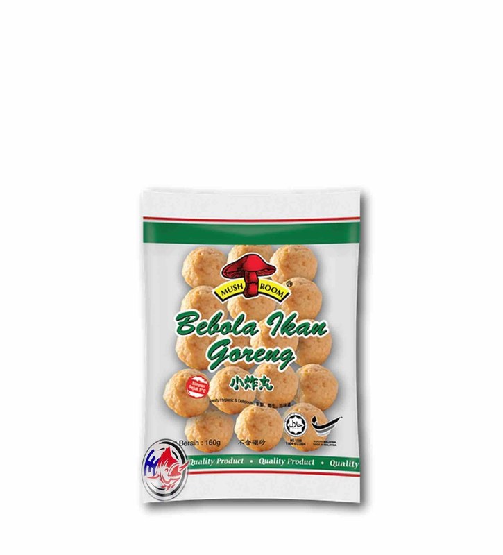 MUSHROOM QL SMALL FRIED FISHBALL-小炸( 160G )MC-BKG200^