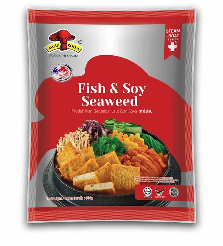 MUSHROOM QL FISH N SOY (SEAWEED) - 500G紫菜腐皮###
