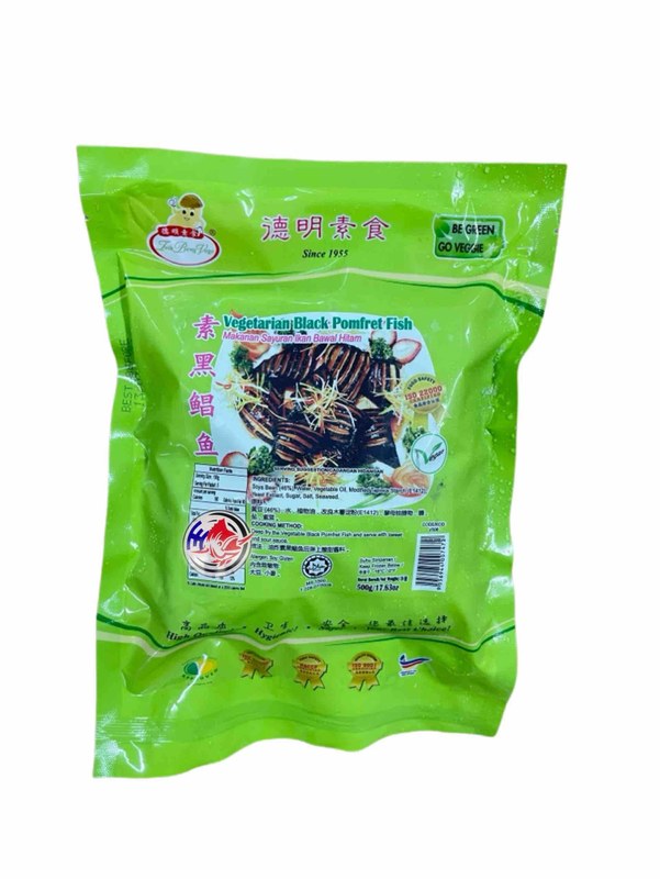 FG 德明 FG VEG BLACK POMFRET FISH-500G***素黑鲳鱼