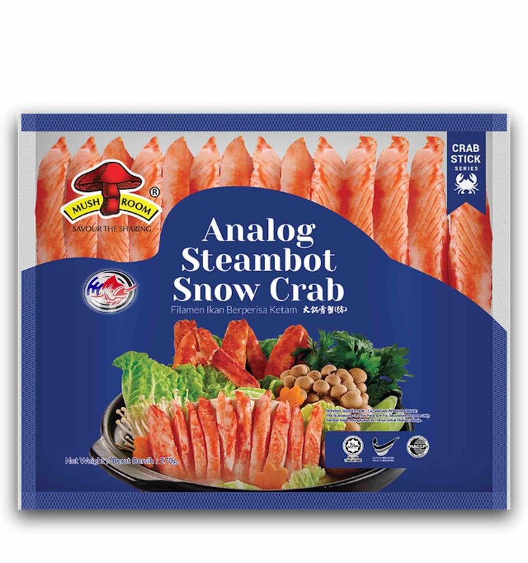 MUSHROOM QL STEAMBOAT SNOW CRAB (270G)火锅雪蟹###