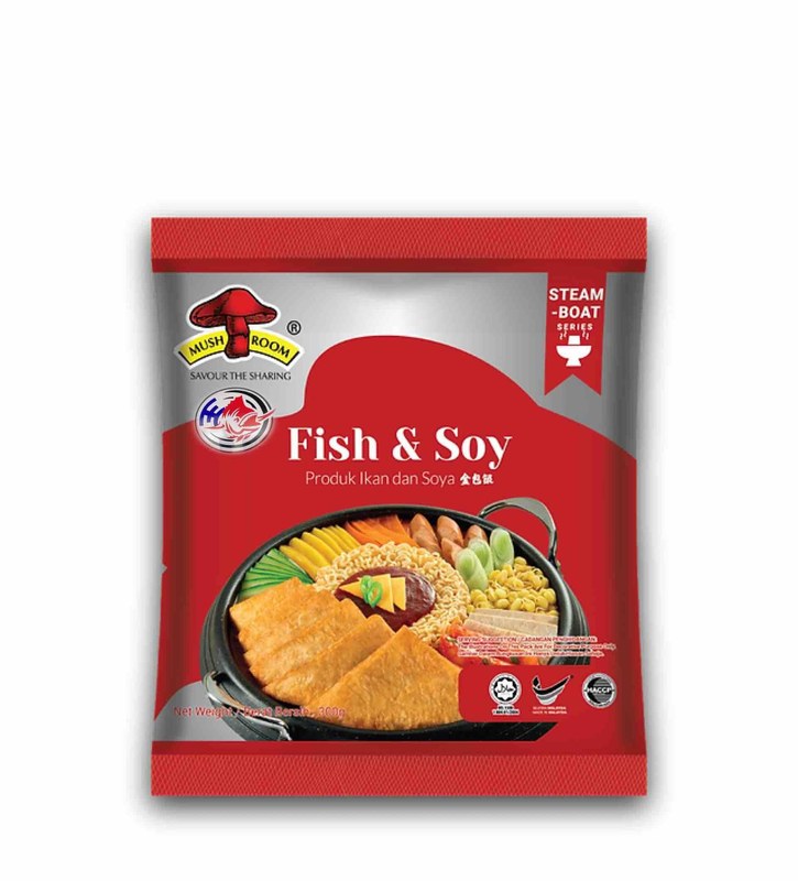 MUSHROOM QL FISH N SOY 金包银(FROZEN) 300G-(MF-FNS300F)###
