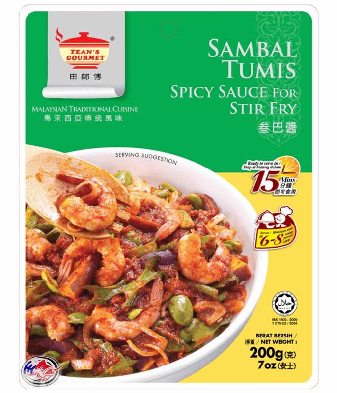 TEAN'S GOURMET TEAN'S SPICY SAUCE FOR STIR FRY-200G