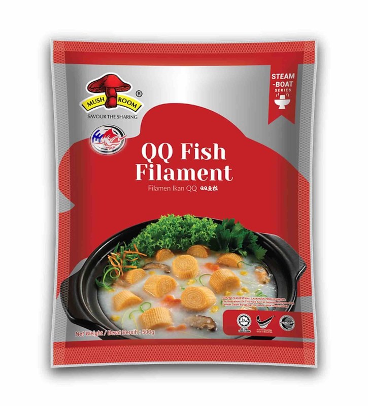 MUSHROOM QL QQ FISH FILAMENT(500G)QQ鱼柱###