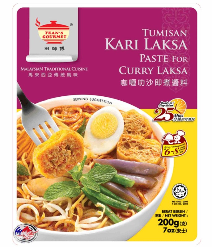 TEAN'S GOURMET TEAN'S CURRY LAKSA-200G