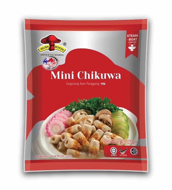 MUSHROOM QL MINI CHIKUWA-500G烧烤竹轮###