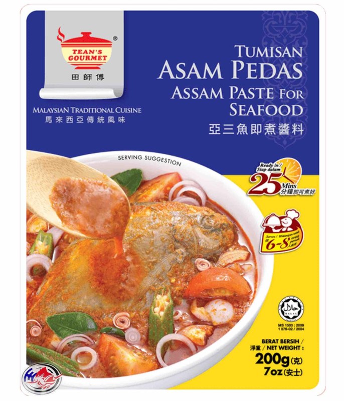 TEAN'S GOURMET TEAN'S ASSAM PASTE FOR SEAFOOD (200G)