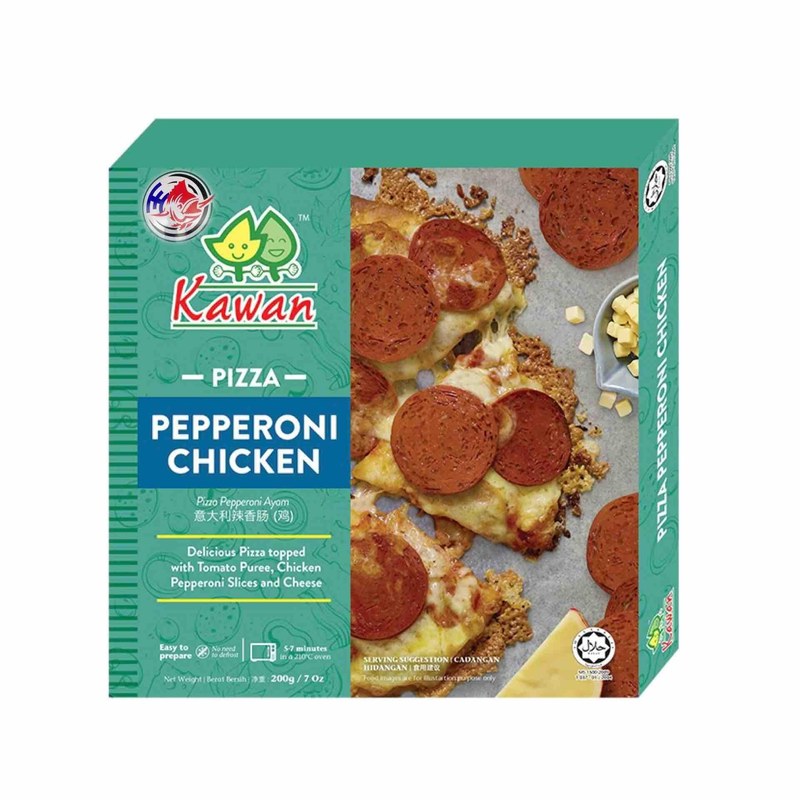 KAWAN KW PIZZA PEPPERONI CHICKEN (185G)