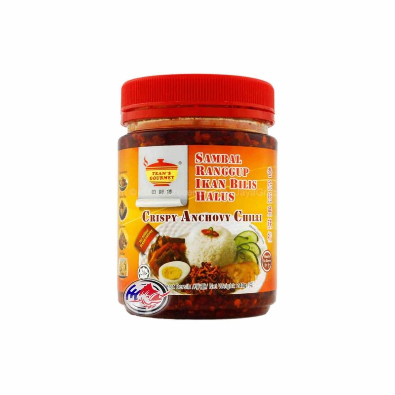 TEAN'S GOURMET TEAN'S CRISPY ANCHOVY CHILLI-240g