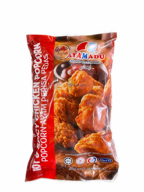 AYAMADU AYAMADU CHICKEN POPCORN (HOT & SPICY)1KG