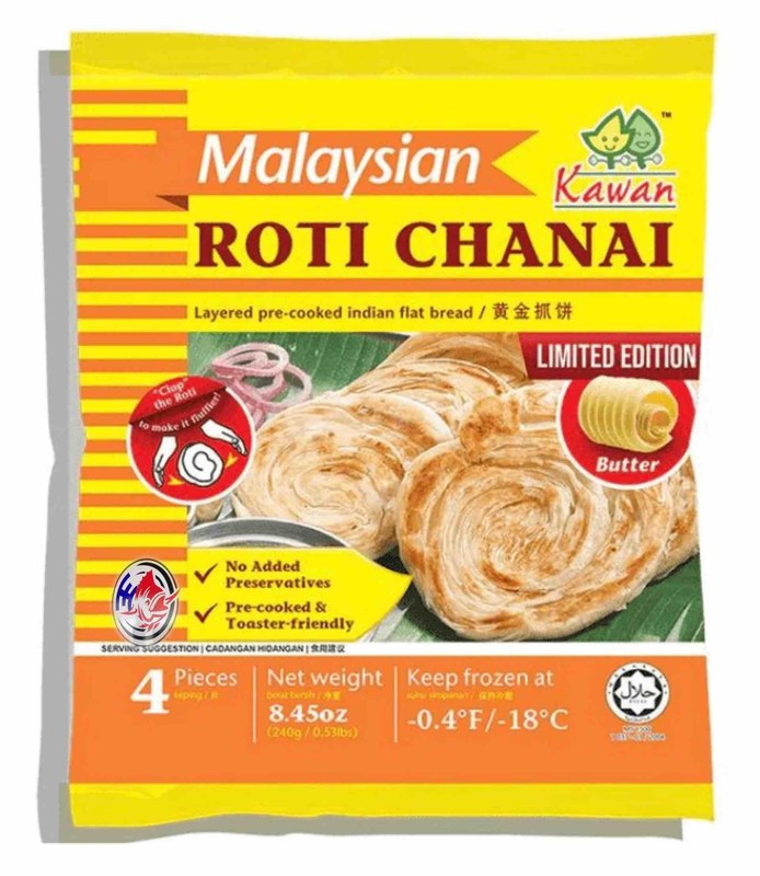 KAWAN KW ROTI CHANAI BUTTER - 4PCS