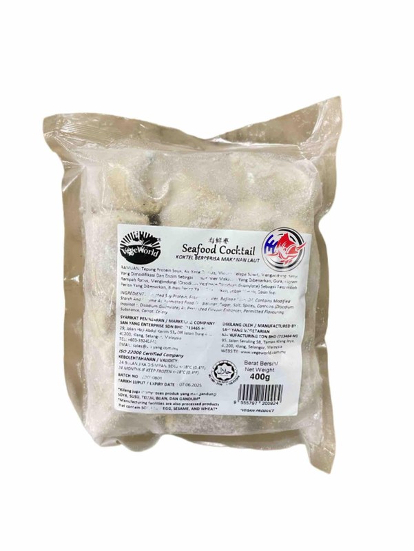 VEGEWORLD VEGEWORLD VEGAN SEAFOOD COCKTAIL-400G海鲜栆
