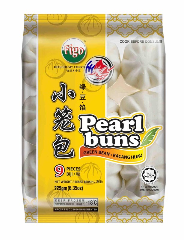 FIGO FIGO PEARL BUNS GREEN BEAN-225G
