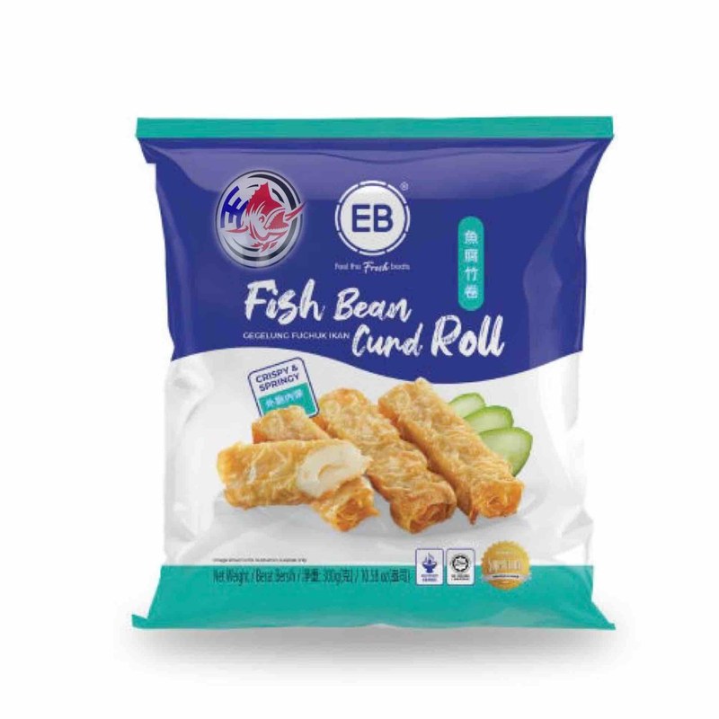 EB EB FISH BEAN CURD ROLL-300G 鱼腐竹卷
